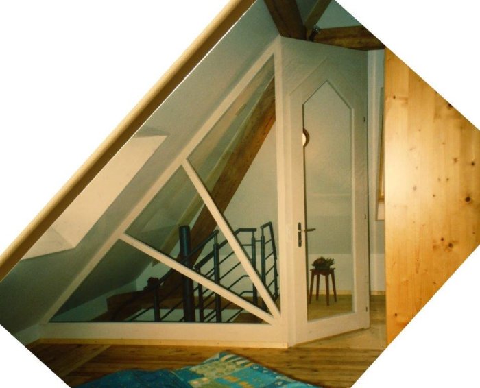 Abschlusstüre Dachgeschoss zu Treppe