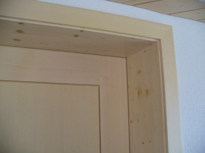 Fichtentüre Füllungen flächenbündig