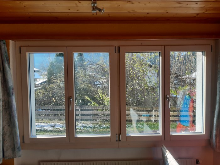 HolzMetall Fenster, innen geseift