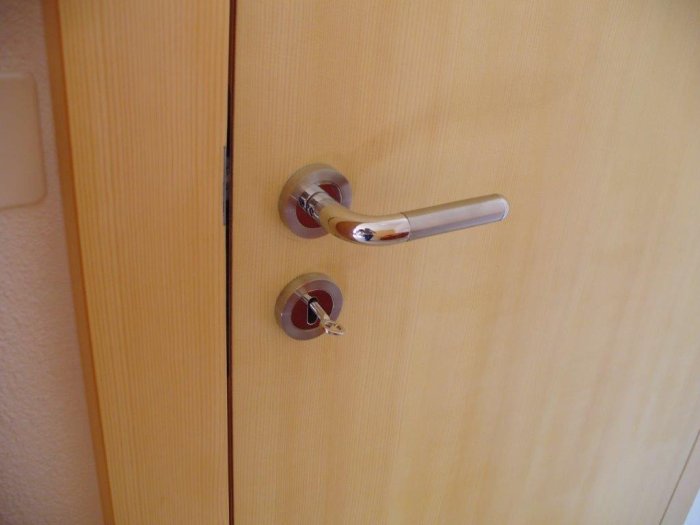 Türe flächenbündig, Schlossbereich